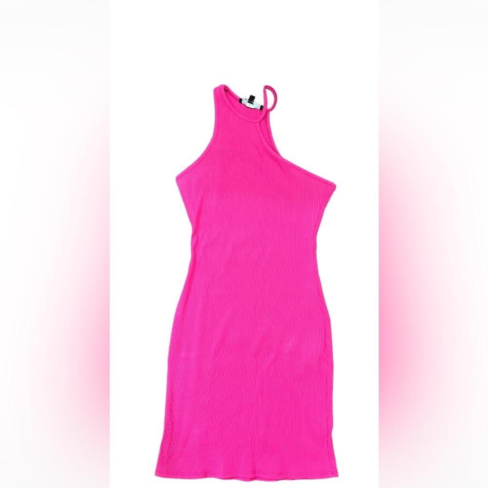 Pink tight fitted dress